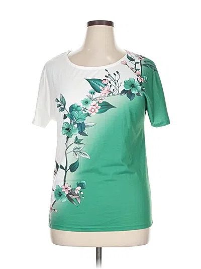 Pre-owned Unbranded Short Sleeve T-shirt In Green