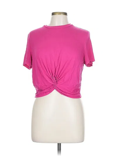 Pre-owned Unbranded Short Sleeve T-shirt In Pink