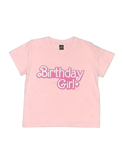 Pre-owned Unbranded Kids' Short Sleeve T-shirt In Pink