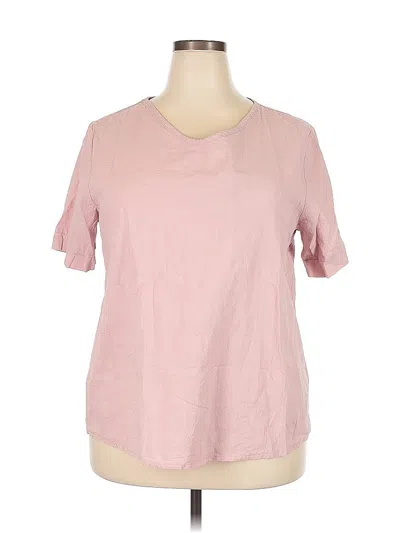 Pre-owned Unbranded Short Sleeve T-shirt In Pink