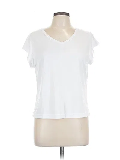 Pre-owned Unbranded Short Sleeve T-shirt In White
