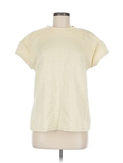 Pre-owned Unbranded Short Sleeve T-shirt In White