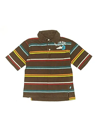 Pre-owned Unbranded Kids' Short Sleeve Top Brown Tops