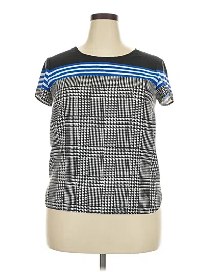 Pre-owned Unbranded Short Sleeve Top Gray Square Neckline Tops
