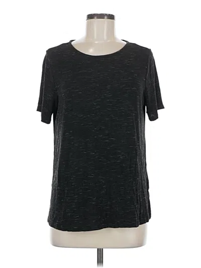 Pre-owned Unbranded Short Sleeve T-shirt In Black