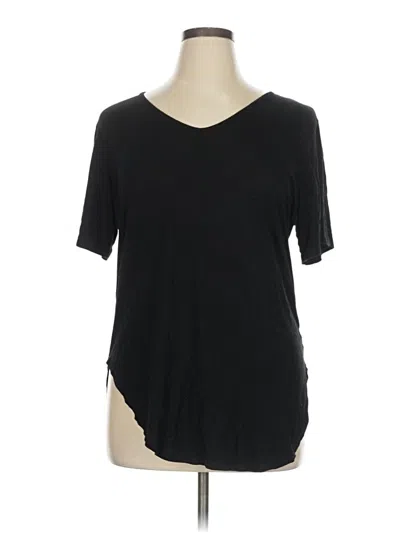 Pre-owned Unbranded Short Sleeve T-shirt In Black