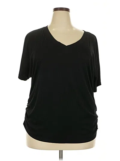 Pre-owned Unbranded Short Sleeve T-shirt In Black