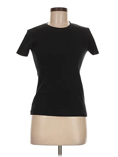 Pre-owned Unbranded Short Sleeve T-shirt In Black