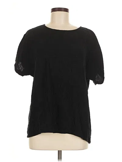 Pre-owned Unbranded Short Sleeve T-shirt In Black