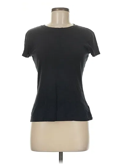 Pre-owned Unbranded Short Sleeve T-shirt In Black