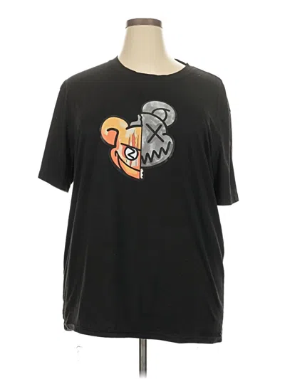 Pre-owned Unbranded Short Sleeve T-shirt In Black