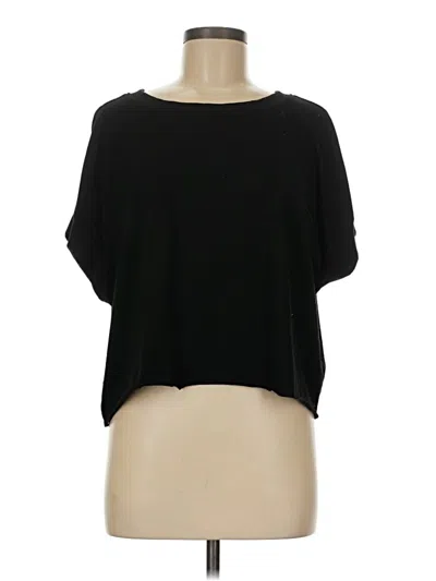 Pre-owned Unbranded Short Sleeve T-shirt In Black