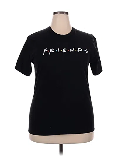 Pre-owned Unbranded Short Sleeve T-shirt In Black