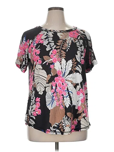 Pre-owned Unbranded Short Sleeve T-shirt In Black