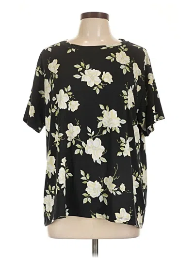 Pre-owned Unbranded Short Sleeve T-shirt In Black