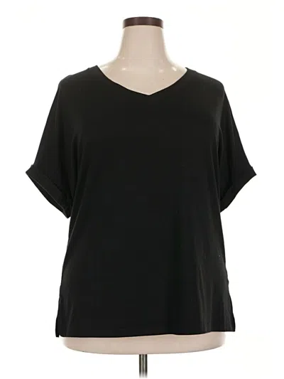 Pre-owned Unbranded Short Sleeve T-shirt In Black
