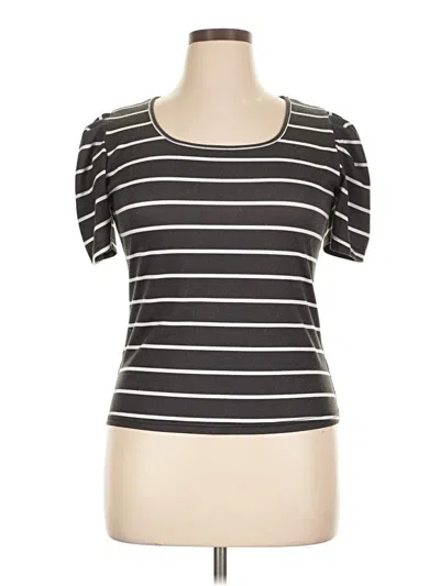 Pre-owned Unbranded Short Sleeve T-shirt In Black