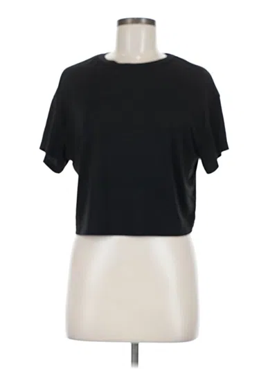 Pre-owned Unbranded Short Sleeve T-shirt In Black