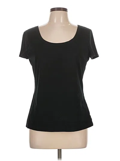 Pre-owned Unbranded Short Sleeve T-shirt In Black