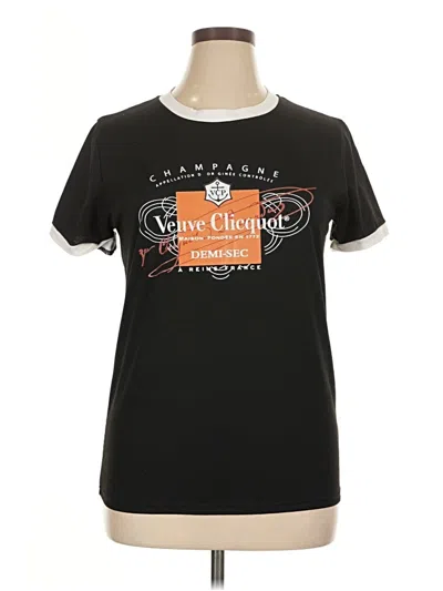 Pre-owned Unbranded Short Sleeve T-shirt In Black