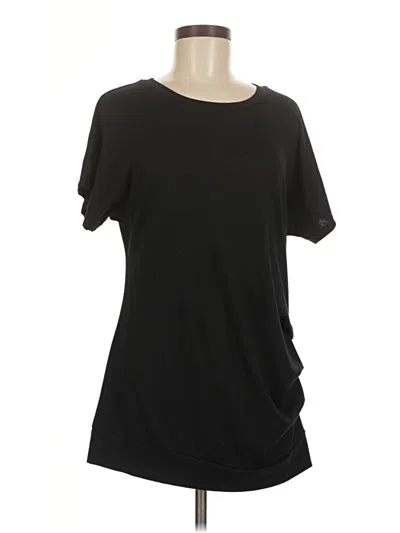 Pre-owned Unbranded Short Sleeve T-shirt In Black