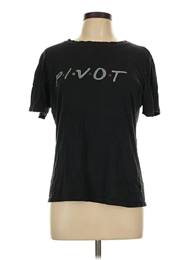 Pre-owned Unbranded Short Sleeve T-shirt In Black