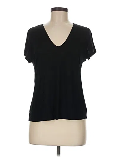 Pre-owned Unbranded Short Sleeve T-shirt In Black