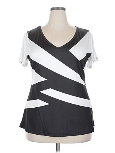 Pre-owned Unbranded Short Sleeve T-shirt In Black