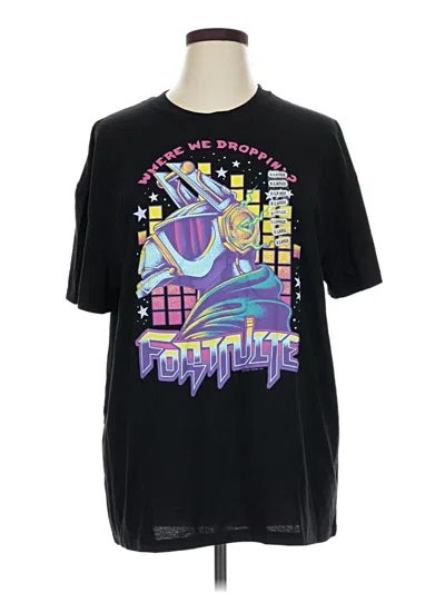 Unbranded Short Sleeve T-shirt In Black