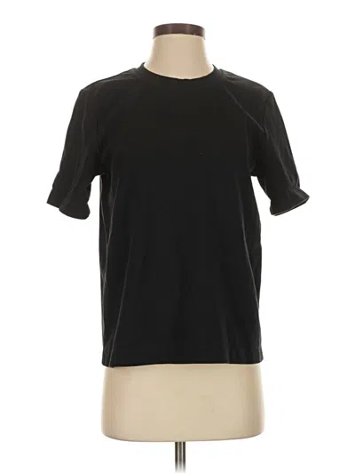 Pre-owned Unbranded Short Sleeve T-shirt In Black