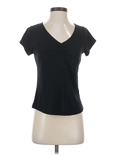 Pre-owned Unbranded Short Sleeve T-shirt In Black