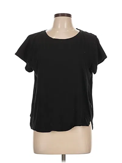 Pre-owned Unbranded Short Sleeve T-shirt In Black