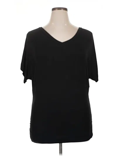 Pre-owned Unbranded Short Sleeve T-shirt In Black