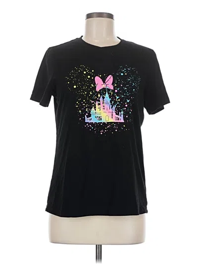 Pre-owned Unbranded Short Sleeve T-shirt In Black