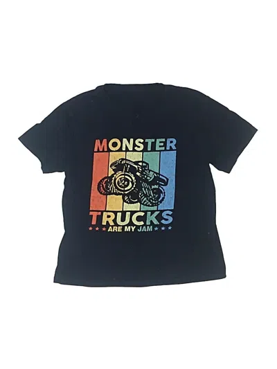 Pre-owned Unbranded Kids' Short Sleeve T-shirt In Black