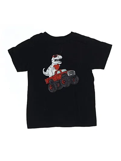 Pre-owned Unbranded Kids' Short Sleeve T-shirt In Black