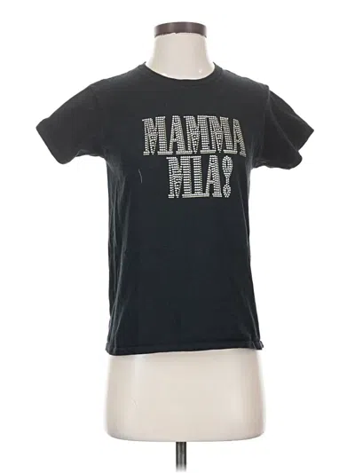 Pre-owned Unbranded Short Sleeve T-shirt In Black