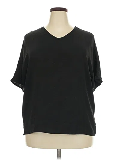Pre-owned Unbranded Short Sleeve T-shirt In Black