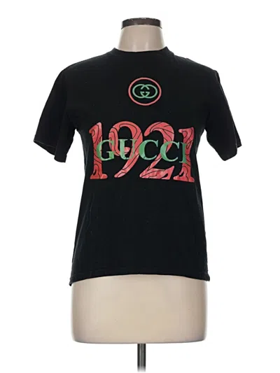 Pre-owned Unbranded Short Sleeve T-shirt In Black