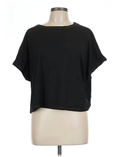 Pre-owned Unbranded Short Sleeve T-shirt In Black