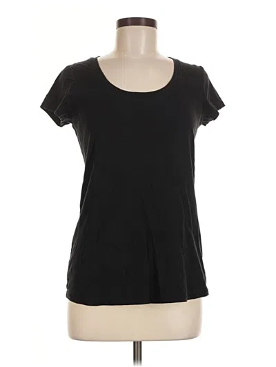 Pre-owned Unbranded Short Sleeve T-shirt In Black