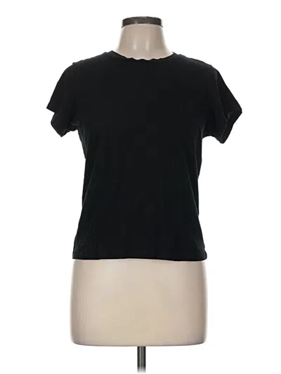Pre-owned Unbranded Short Sleeve T-shirt In Black