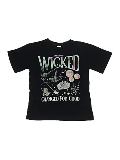 Pre-owned Unbranded Kids' Short Sleeve T-shirt In Black