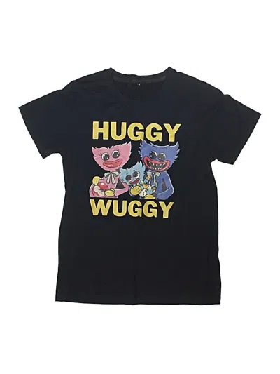 Pre-owned Unbranded Kids' Short Sleeve T-shirt In Black
