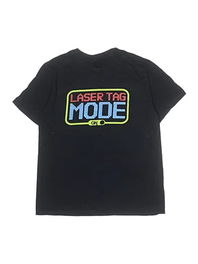 Pre-owned Unbranded Kids' Short Sleeve T-shirt In Black