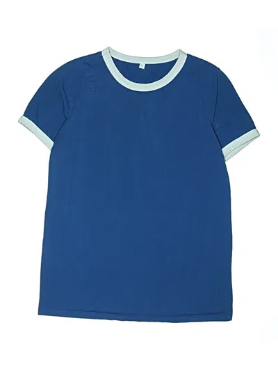 Pre-owned Unbranded Kids' Short Sleeve T-shirt In Blue