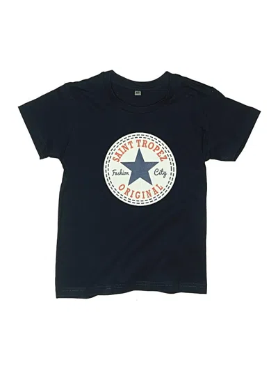 Pre-owned Unbranded Kids' Short Sleeve T-shirt In Blue