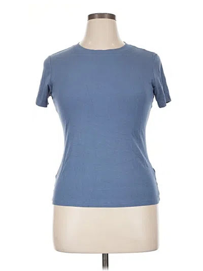 Pre-owned Unbranded Short Sleeve T-shirt In Blue
