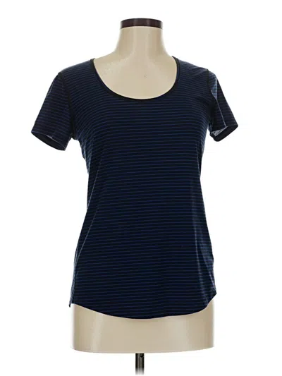 Pre-owned Unbranded Short Sleeve T-shirt In Blue