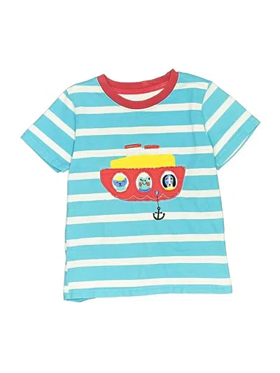 Pre-owned Unbranded Kids' Short Sleeve T-shirt In Blue